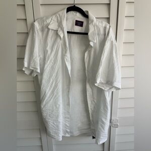 Men's UNTUCKit Linen Shirt in White